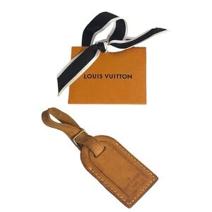 Louis Vuitton Vachetta Leather Luggage Tag
